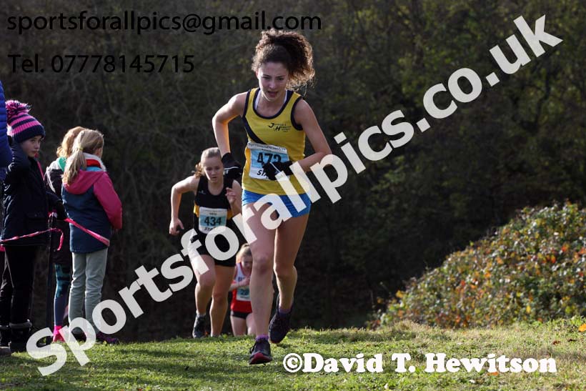 Womens under-17s and under-20s 2017 Start Fitness North Eastern Harrier League, Aykley Heads, Durham. Photo:  David T. Hewitson/Sports for All Pics